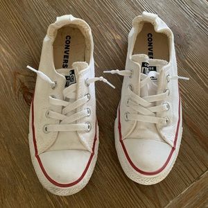 White Converse Shoreline
